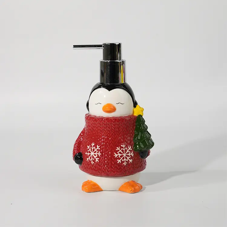 Artisan Craft Hand-Painted Ceramic Lotion Dispenser - Elegance in Every Detail (8)