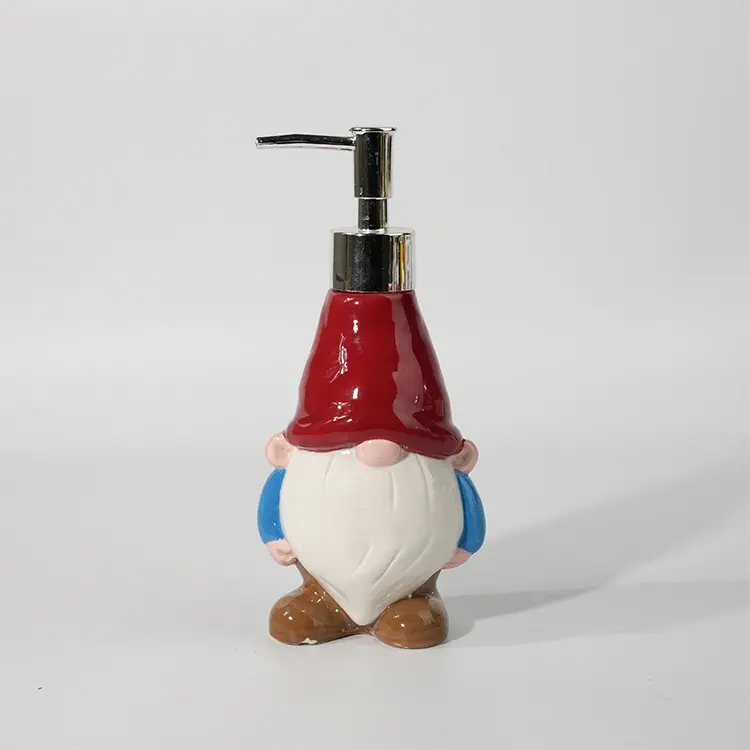 Artisan Craft Hand-Painted Ceramic Lotion Dispenser - Elegance in Every Detail (7)