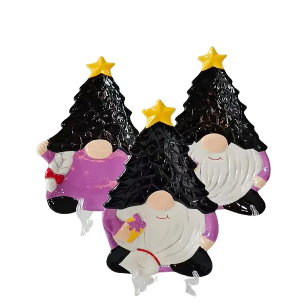Christmas Tree - Hat Gnome Dolomite Decor Set