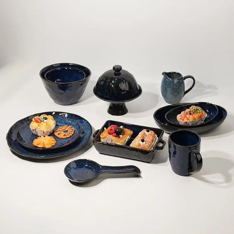 OEM ODM Available Kitchenware Ceramic Dinnerware Plate Bowl and Mug Sets Housewarming Gift