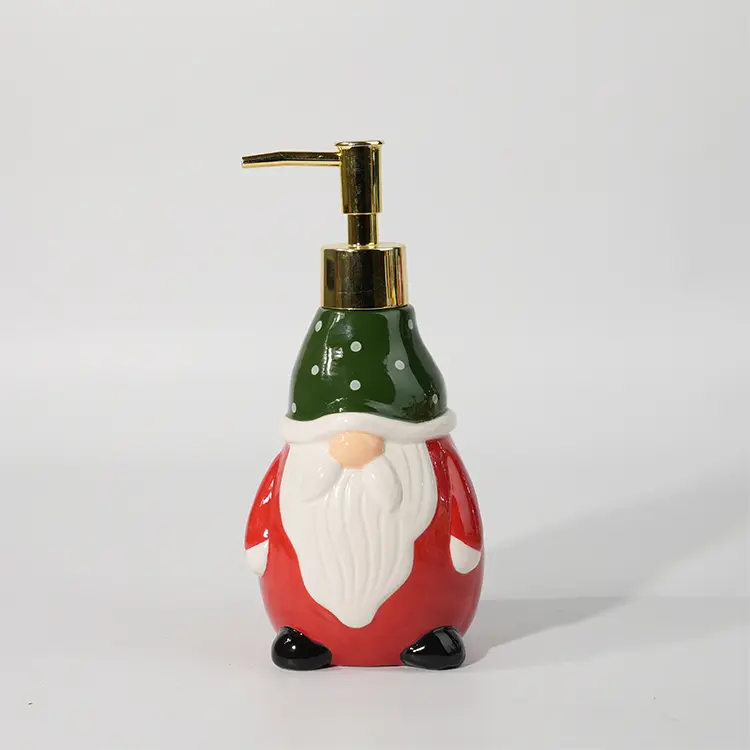 Artisan Craft Hand-Painted Ceramic Lotion Dispenser - Elegance in Every Detail (9)