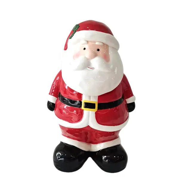 Santa - Shaped Dolomite Storage Jar